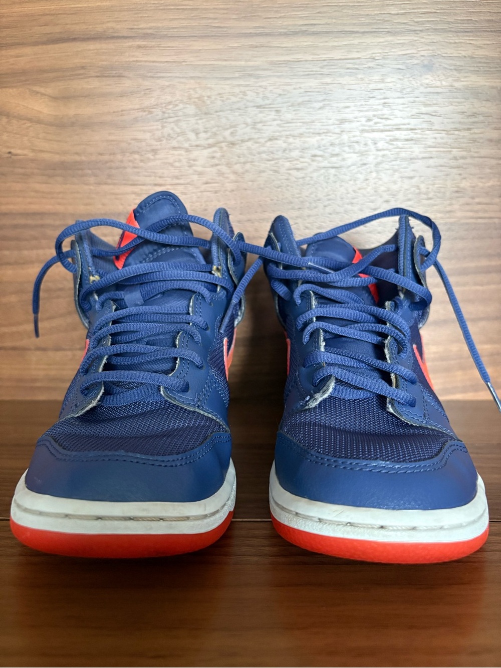 Rare Nike Dunk High Skinny: Blue/Orange Ice 429984 401 size 7 (Sample colorway)